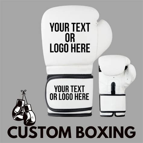 custom boxing gloves logo